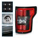 Ford F150 2018-2020 Black LED Tail Lights Tube