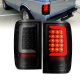 Ford Ranger 1993-1997 Black Smoked Tube LED Tail Lights