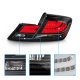 Honda Civic Sedan 2013-2015 Black Tube LED Tail Lights