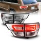 Jeep Grand Cherokee 2011-2013 Chrome Tube LED Tail Lights
