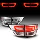 Jeep Grand Cherokee 2011-2013 Chrome Tube LED Tail Lights