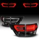 Jeep Grand Cherokee 2011-2013 Black Tube LED Tail Lights