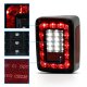 Jeep Wrangler 2007-2015 Black Smoked LED Tail Lights