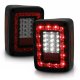 Jeep Wrangler 2007-2015 Smoked LED Tail Lights