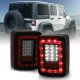 Jeep Wrangler 2007-2015 Smoked LED Tail Lights
