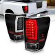 Nissan Titan 2004-2015 Black Tube LED Tail Lights