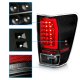 Nissan Titan 2004-2015 Black Tube LED Tail Lights