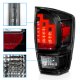 Toyota Tacoma 2016-2023 Black LED Tail Lights