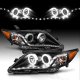 Toyota Camry 2010-2011 Black LED Halo Projector Headlights