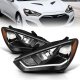Hyundai Genesis Coupe Ultimate 2013-2016 Black HID Projector Headlights DRL