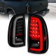 Toyota Tundra 2000-2006 Black Smoked LED Tail Lights