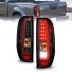 Suzuki Equator 2009-2012 Black Tube LED Tail Lights