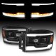Dodge Ram 2500 2006-2009 Black Projector Headlights Facelift LED DRL Signals