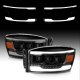 Dodge Ram 2500 2006-2009 Black Full LED Projector Headlights DRL Signals