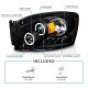 Dodge Ram 2500 2006-2009 Black Projector Headlights LED Halo