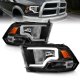 Dodge Ram 2009-2018 Black DRL Headlights
