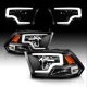 Dodge Ram 3500 2010-2018 Black LED Headlights Conversion DRL