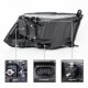 Dodge Ram 3500 2010-2018 Black Dual Projector Headlights LED DRL