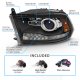 Dodge Ram 2009-2018 Matte Black Projector Headlights LED DRL Switchback Signals