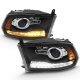Dodge Ram 3500 2010-2018 Matte Black Projector Headlights LED DRL Switchback Signals