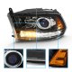 Dodge Ram 2009-2018 Black Projector Headlights LED DRL Switchback Signals