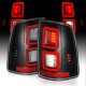 Dodge Ram 2500 2010-2018 Black Full LED Tail Lights RR Style