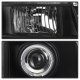 GMC Yukon XL 2007-2014 Black Halo Projector Headlights with LED