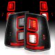 Dodge Ram 2009-2018 Black Smoked Full LED Tail Lights RR Style