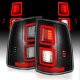 Dodge Ram 2009-2018 Black Smoked Full LED Tail Lights RR Style