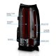 Chevy Tahoe 2015-2020 Smoked LED Tail Lights Redline