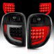 Dodge Caravan 2004-2007 Black LED Tail Lights Tube