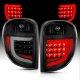 Chrysler Town and Country 2004-2007 Black LED Tail Lights Tube