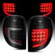 Chrysler Town and Country 2004-2007 Black Smoked LED Tail Lights Tube