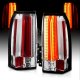 GMC Yukon 2015-2020 Chrome LED Tail Lights Redline