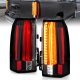 GMC Yukon XL 2015-2020 Black LED Tail Lights Redline