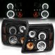 2002 Cadillac Escalade Black Projector Headlights Halo LED