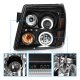 2002 Cadillac Escalade Black Projector Headlights Halo LED