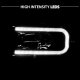 Chevy Suburban 1992-1999 Black Headlights C-Tube DRL