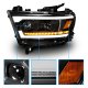Dodge Ram 1500 2019-2023 Black LED Headlights Upgrade DRL Sequential Signals