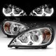 Freightliner Columbia 1996-2004 Clear Projector Headlights LED DRL