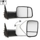 Dodge Ram 1500 2019-2024 Chrome Power Folding Towing Mirrors Signal Lights