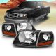 Ford Expedition 1997-2002 Black Headlights Corner Lights