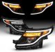 Ford Explorer 2011-2015 Black Projector Headlights LED DRL