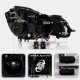 Mercedes Benz E Class 2007-2009 Black Projector Headlights LED DRL