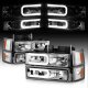 Chevy 3500 Pickup 1994-1998 Headlights Bumper Lights DRL