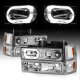 Chevy Silverado 1994-1998 Halo Headlights Set