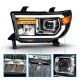 Toyota Tundra 2007-2013 Black Full LED Headlights