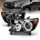 Toyota Tundra 2007-2013 Black Projector Headlights LED Halo