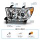Toyota Sequoia 2008-2017 Projector Headlights LED Halo