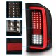 Chevy Silverado 2007-2013 Black Full LED Tail Lights Red Tube